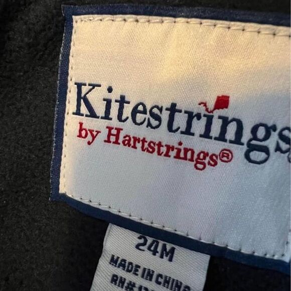 Kitestrings by Hartstrings 24m Baby Boy Navy Blue Puffer Coat Hooded - Picture 6 of 8